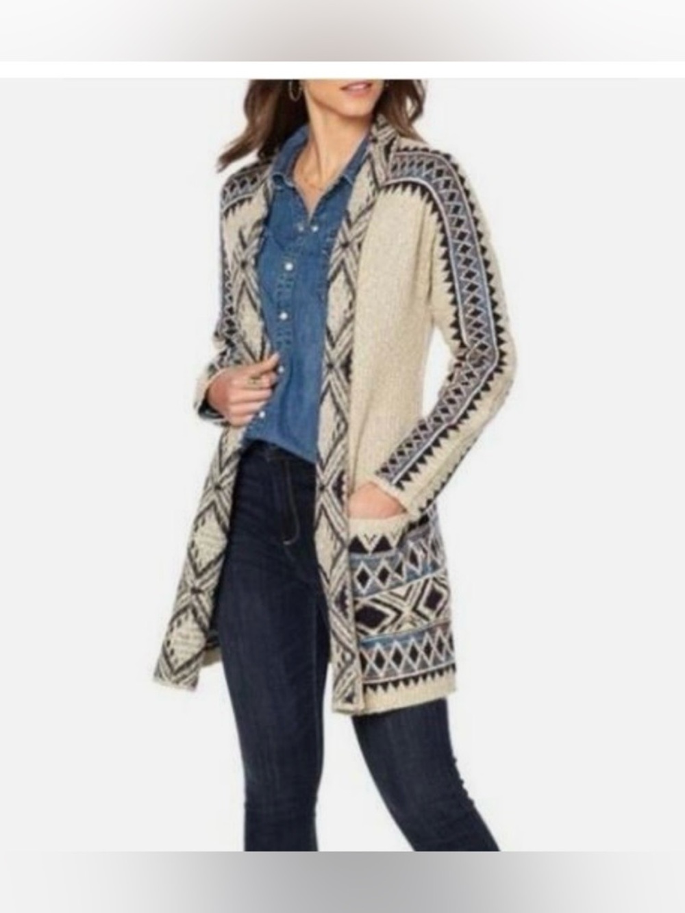 Lucky Brand Southwestern Cardigan
